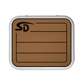 SeaDek 53637-80093 YETI Roadie 24 Teak Cooler Pad - 6mm - Mocha/Black
